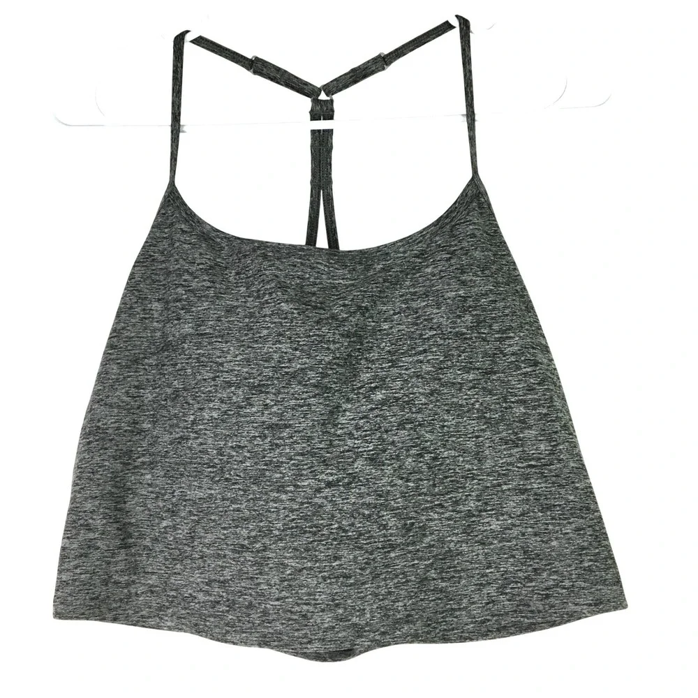CALIA by Carrie Underwood Smog Gray LustraLux Brami Tank Top WAX37235 Size‎ L